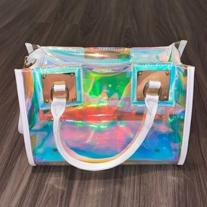 Seventh ivy jasmine transparent handbag